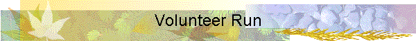 Volunteer Run
