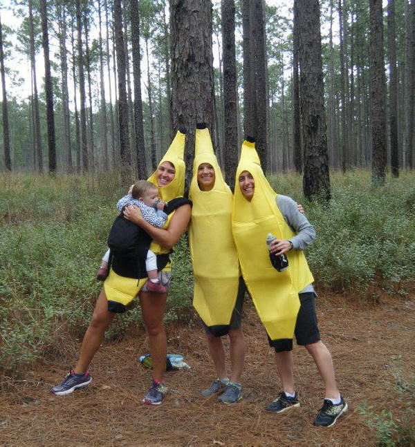 Some race fans went bananas